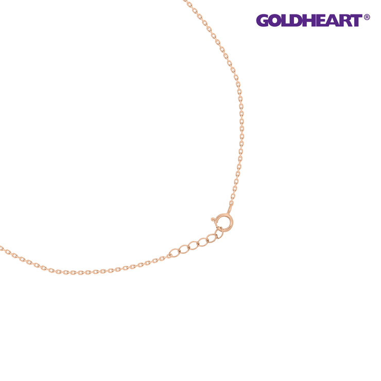 GOLDHEART Gilded Glamour Rose Gold Necklace