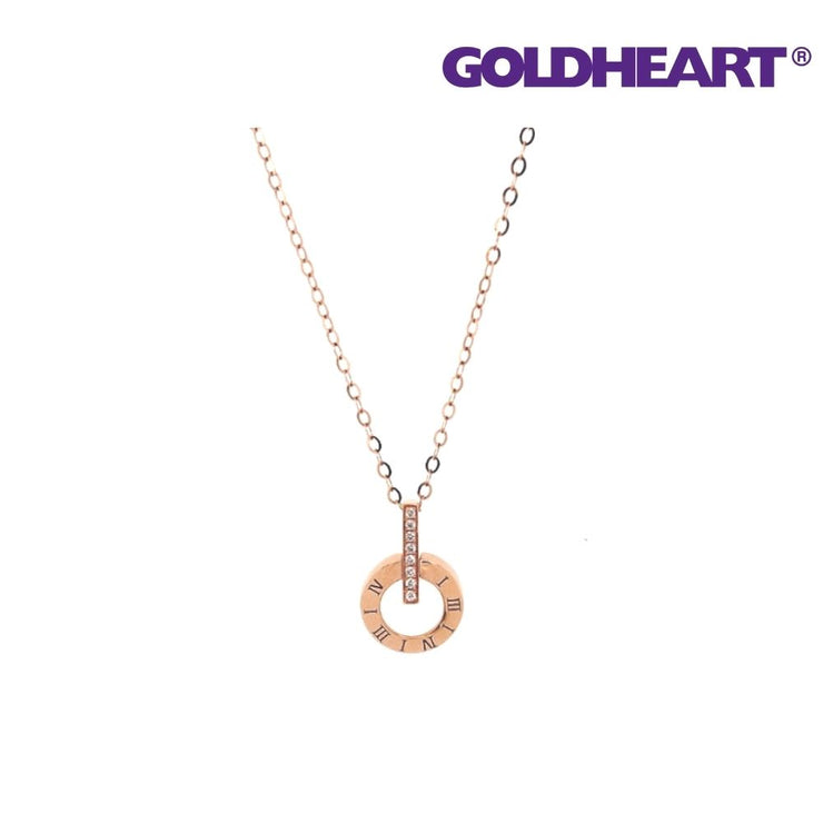 GOLDHEART 1314 Diamond Necklace, Rose Gold