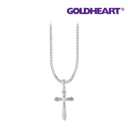 GOLDHEART Cross Diamond Pendant, Espoir