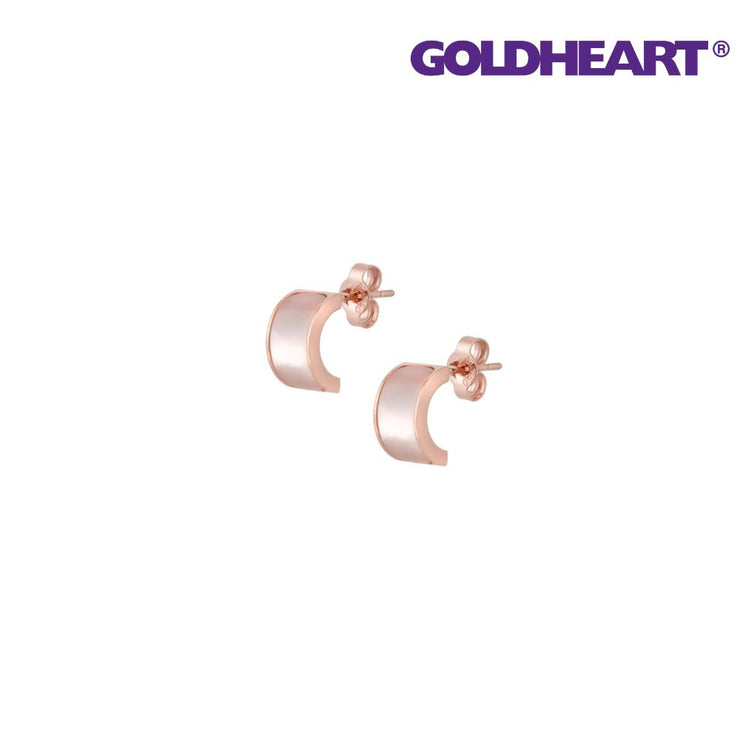 GOLDHEART Nacre Charming Earrings, Rose Gold