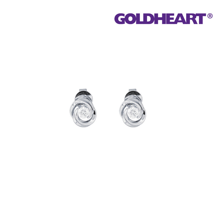 GOLDHEART Diamond Earrings, Espoir