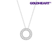 GOLDHEART The Circle Of Harmony Diamond Pendant, White/Rose Gold