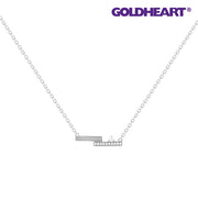 GOLDHEART The Angel Number Diamond Necklace, White/Rose Gold