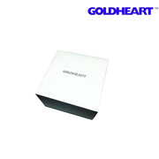 GOLDHEART [Romantic Blue] Wedding Band Couple Ring I Platinum 900+Yellow/Rose Gold 750