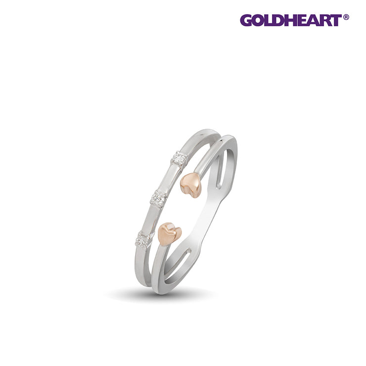 GOLDHEART Warmth Of Love Diamond Ring, Espoir
