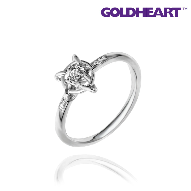 GOLDHEART Celtic Knot Ring I Espoir Collection