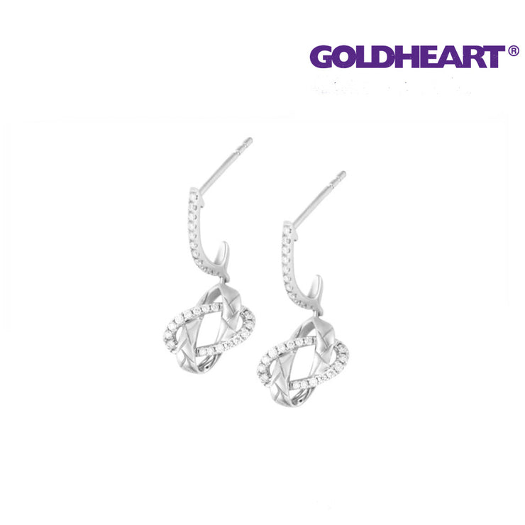 GOLDHEART Alluring Earrings I White Gold