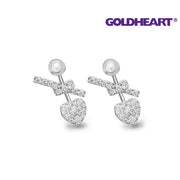 GOLDHEART Cupids Kisses Earrings I White Gold