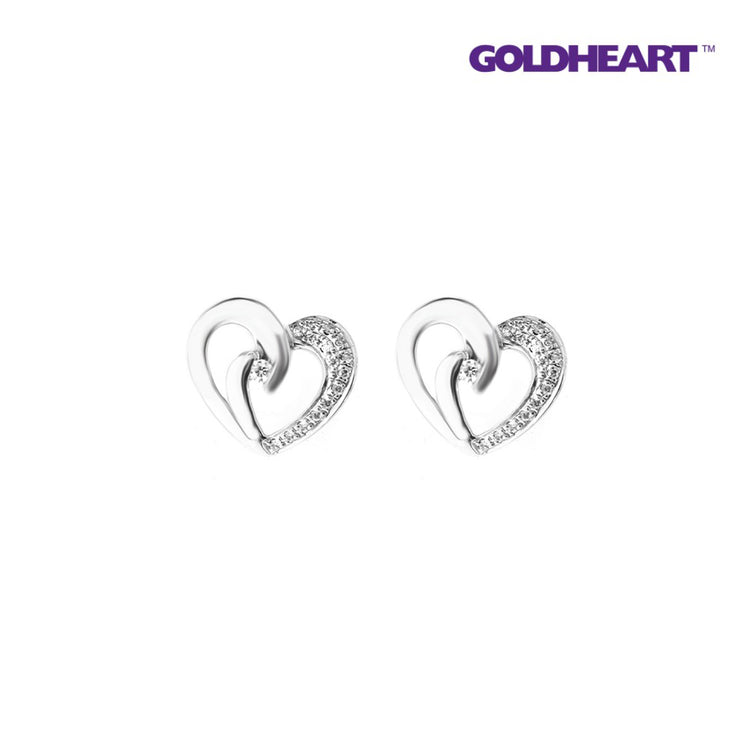 GOLDHEART Lovingly Sparks Duo Earrings I Espoir Collection