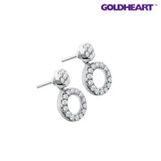 GOLDHEART Bubble of Love Earrings I White Gold