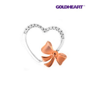 GOLDHEART Ribband in Rouge Pendant I Espoir Collection