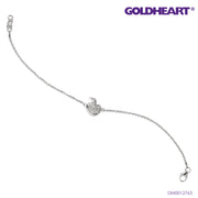 GOLDHEART Bohemian esque Apple Bracelet I White Gold