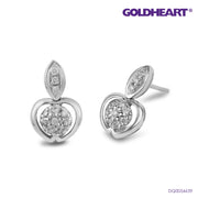 GOLDHEART Luminous Apple Earrings I White Gold