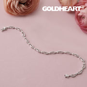 GOLDHEART Diamond Bracelet in Astral Rays, White Gold 750
