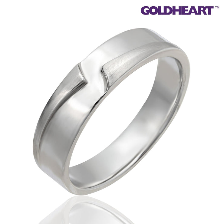 GOLDHEART Wedding Band Ring 162 For Him I Promesse Collection