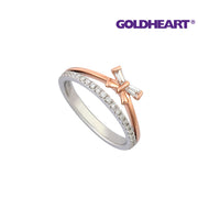 GOLDHEART Eternal Ribbon Ring I Dual-Tone
