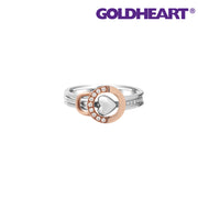GOLDHEART Key Lock Ring | Espoir Collection Dual-Tone