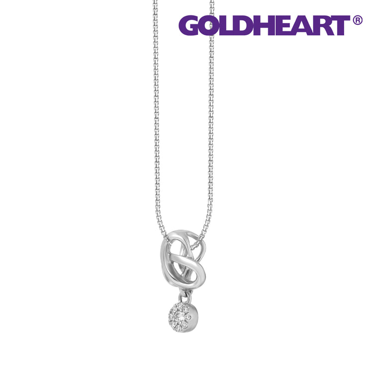 GOLDHEART Love Knot Pendant, Espoir Collection