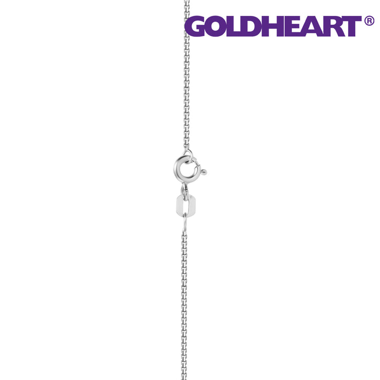 GOLDHEART Soul-In-Love Collection, Diamond Pendant Set, White Gold
