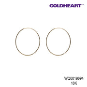 GOLDHEART Hoops of Happiness Earrings I Rose Gold