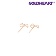 GOLDHEART Ribband Earrings I Rose Gold