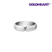 GOLDHEART Promesse Couple Rings, White Gold