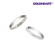 GOLDHEART Platinum Couple Rings, Et-Toi