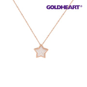 GOLDHEART Stellar Necklace Of A Guiding Star, Rose Gold